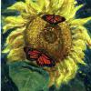 Monarchs on Sunflower - Oils on Canvas
Â© Kathryn A. Barnes, artist